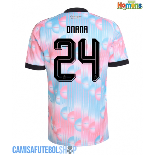 Camisa de time de futebol Bélgica Amadou Onana #24 Replicas 2º Equipamento Mundo 2026 Manga Curta